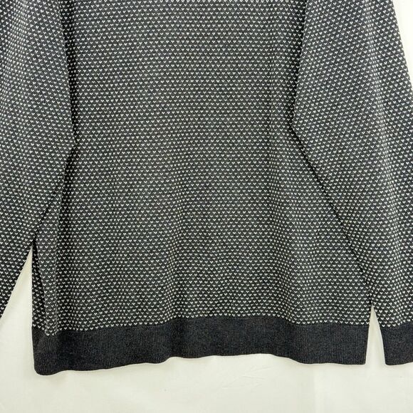OLD NAVY Men's Sweater 3XL TALL Crew Neck Grey White Long Sleeves - Picture 13 of 13